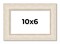 6x10 Weathered Picture Frame with UV-Resistant Acrylic & Acid Free Backing, Available in 5 Finishes - Black, Gold, Red, White, Natural